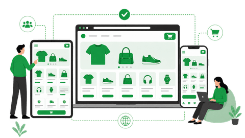 Experiência responsiva para todos os dispositivos