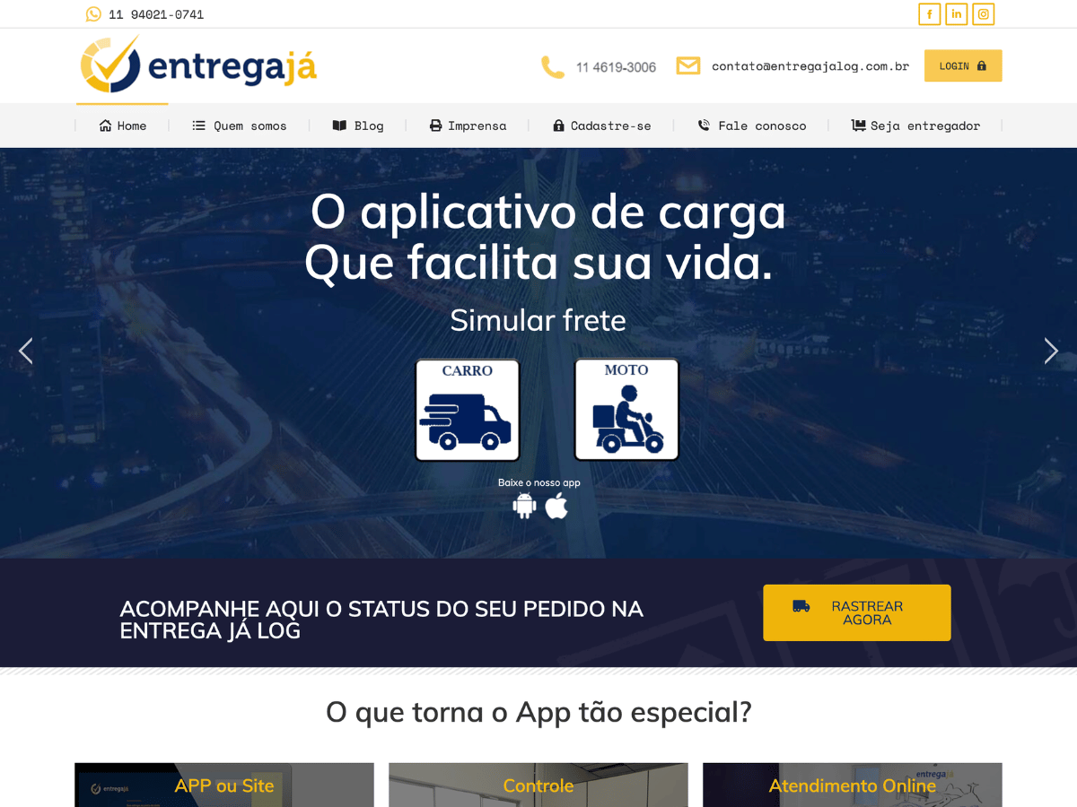 Projeto Entrega Já Log